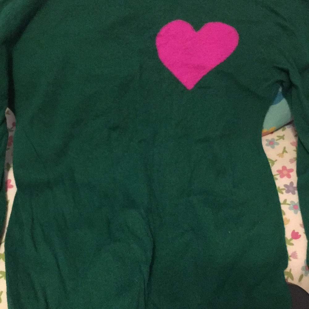 Trina Turk Old Fashion Heart Sweater